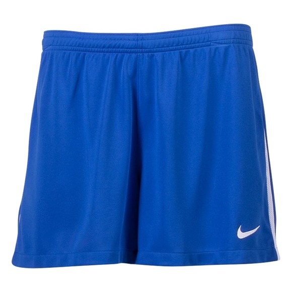 Sz Med NIKE Women Knit III Shorts Blue White DH8310 480 - New/NoLabelTag - Picture 1 of 4